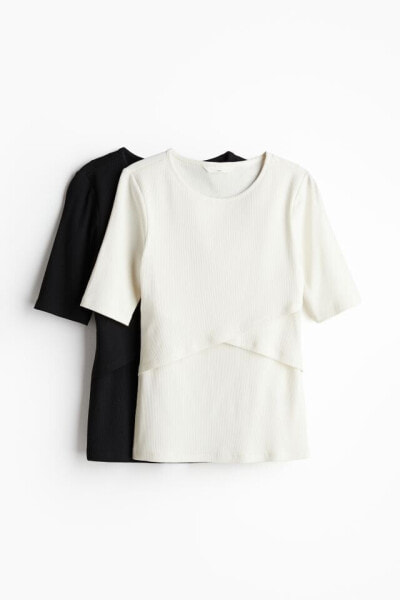 Одежда для беременных H&M Блузка для кормления MAMA 2 шт. Before & After