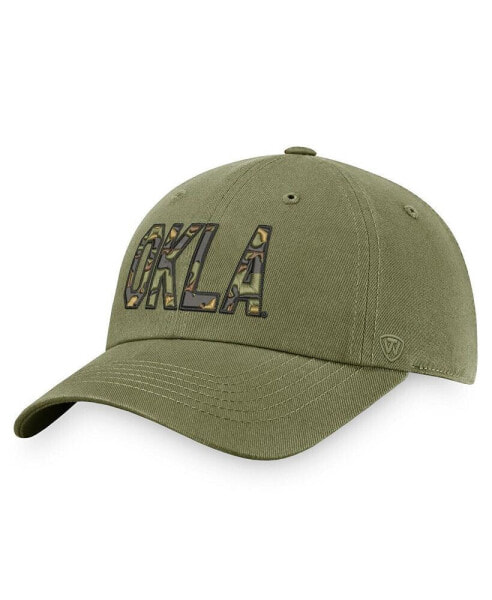Men's Olive Oklahoma Sooners OHT Military-Inspired Appreciation Unit Adjustable Hat