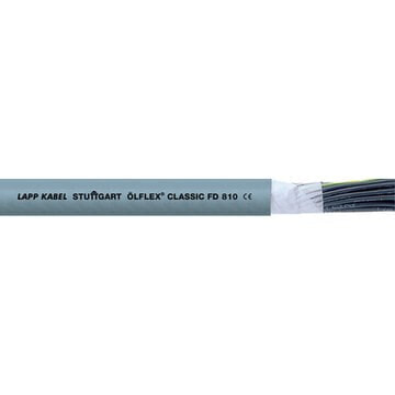 Кабель жгутовой электрический Lapp ÖLFLEX Classic FD 810 50 м серый ПВХ 6.6 мм 29 кг/км 72 кг/км