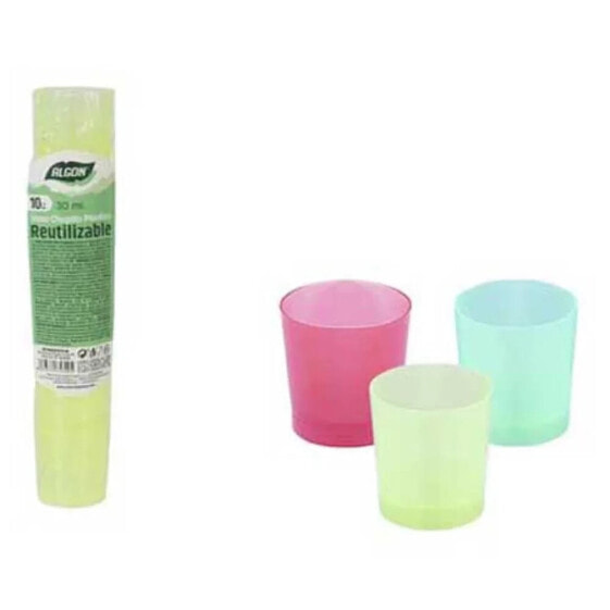 ALGON 10 Color Shot Glasses 30ml