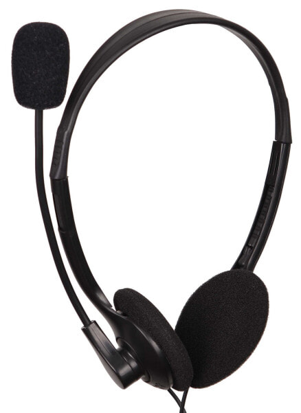 Gembird MHS-123 - Headset - Head-band - Calls & Music - Black - Binaural - 1.8 m