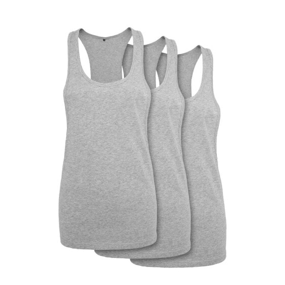 BUILD YOUR BRAND BY020B sleeveless T-shirt 3 units