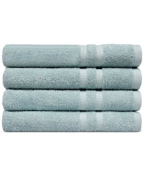 Supremely Soft 100% Cotton 4-Piece Bath Towel Set
