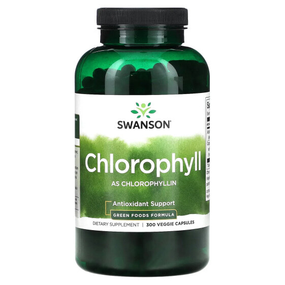 Витаминно-травяные капсулы Swanson Chlorophyll, 300 шт.