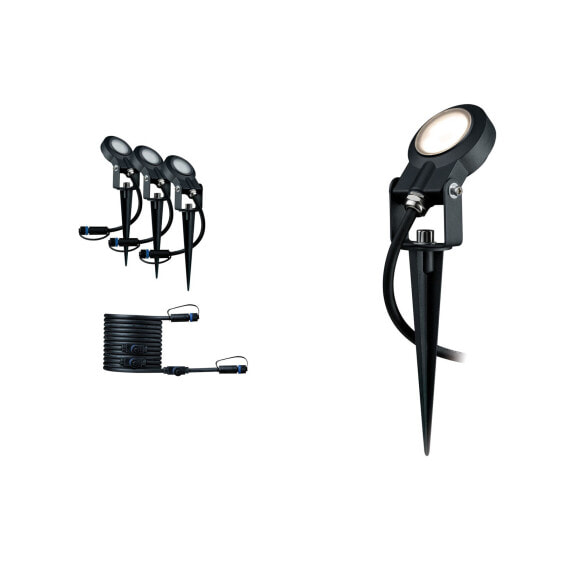 PAULMANN Plug & Shine - Outdoor ground lighting - Anthracite - Aluminium - IP67 - Garden - 6 W