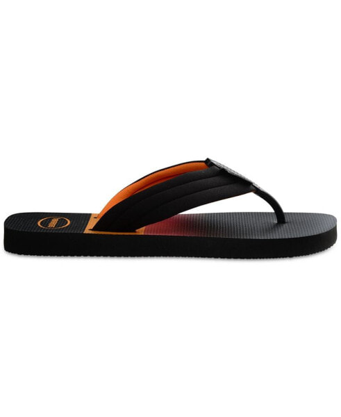 Men's Urban Print Flip Flop Sandals