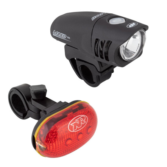 NiteRider Mako 200 and TL6.0 Headlight and Taillight Set