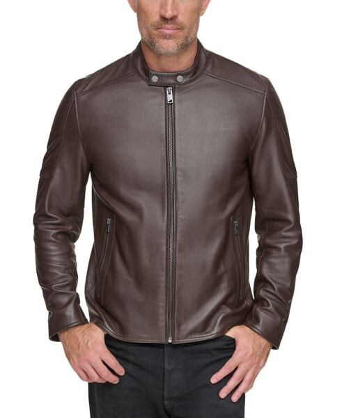 Men's Viceroy Sleek Leather Racer Jacket