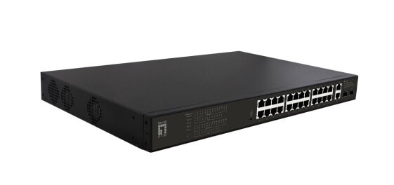 LevelOne GEP-2821 - Unmanaged - Gigabit Ethernet (10/100/1000) - Power over Ethernet (PoE) - Rack mounting - 1U