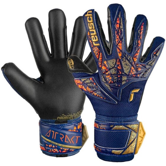Reusch Attrakt Gold XM goalkeeper gloves 5470945 4411