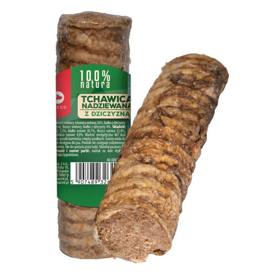 Прорезыватель для зубов для собак Maced Trachea stuffed with venison Говядина 120 g