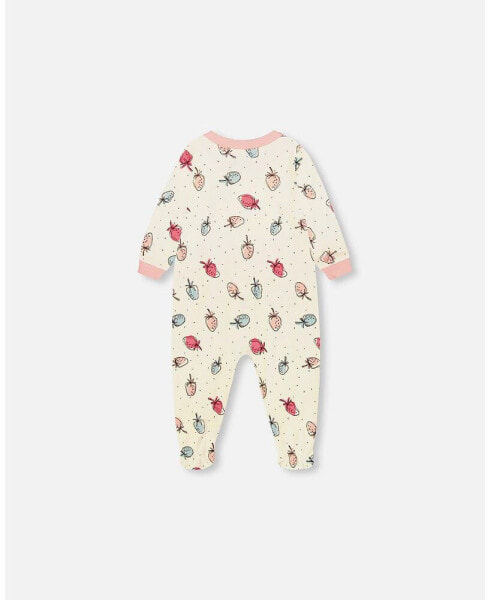 Пижама Deux Par Deux Strawberry Print Pajama