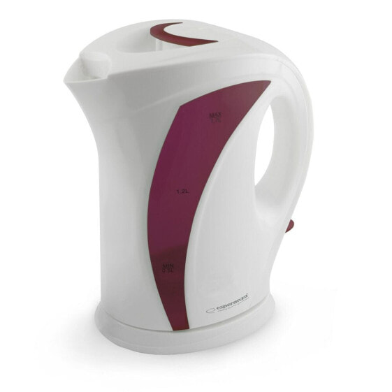 Электрический чайник Esperanza EKK018R Белый Красный Пластик 2200 W 1.7 L
