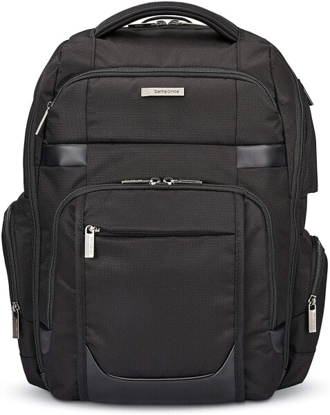 Мужской городской рюкзак черный с карманом Samsonite Tectonic Lifestyle Sweetwater Business Backpack, Black, One Size