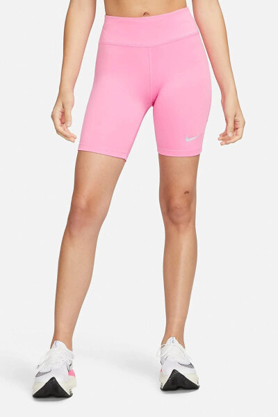 Kadın Kısa Tayt Yüksek Belli Şort Pembe Fast Women's Running Shorts Db4347-607