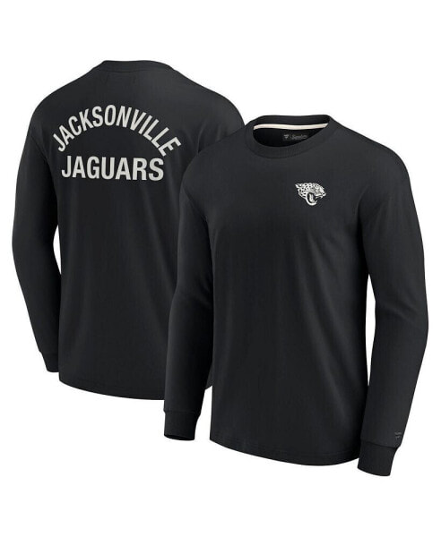 Men's and Women's Black Jacksonville Jaguars Super Soft Long Sleeve T-shirt