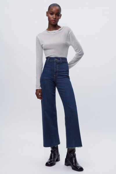 Zw collection marine straight-leg high-waist jeans