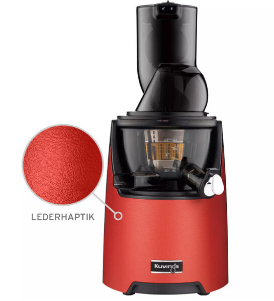 EVO820 Entsafter Slow Juicer 50 U/Min 82 mm Einfüllöffnung - Farbe Rot