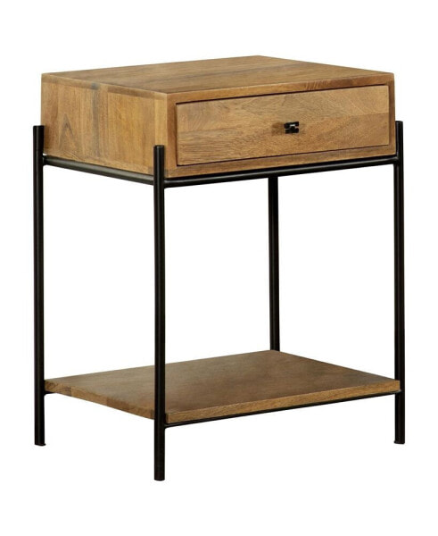1-Drawer Accent Table with Open Shelf
