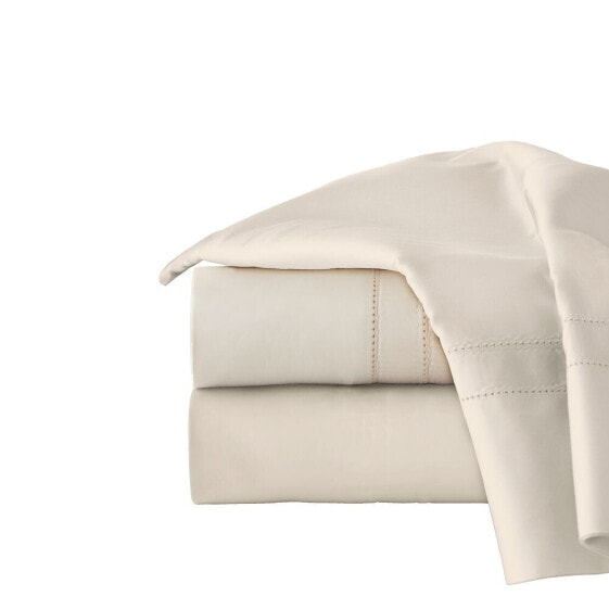 Solid 620 Thread Count Cotton Pillowcase Pair, King