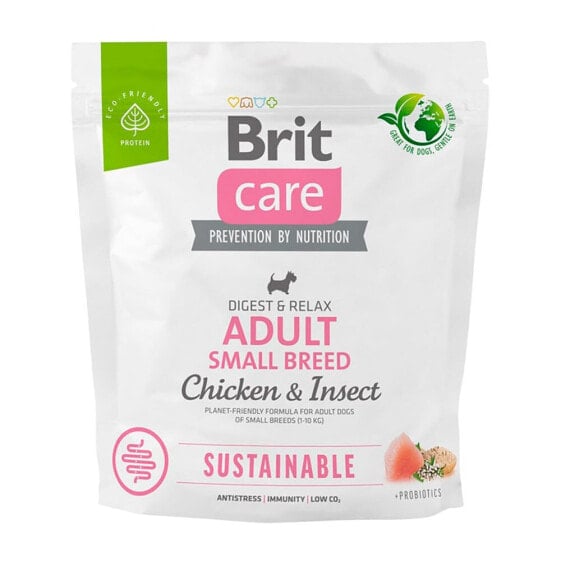 BRIT Care Dog Sustainable Adult Small Breed Chicken And Insect 1kg Dog Food