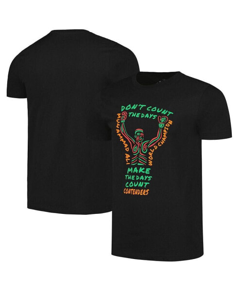 Men's Black Muhammad Ali Days Count T-shirt