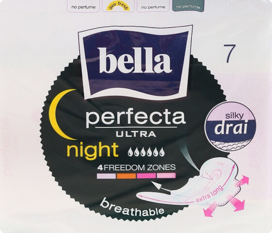 Damenbinden Perfecta Night & Drain Ultra 7 St.