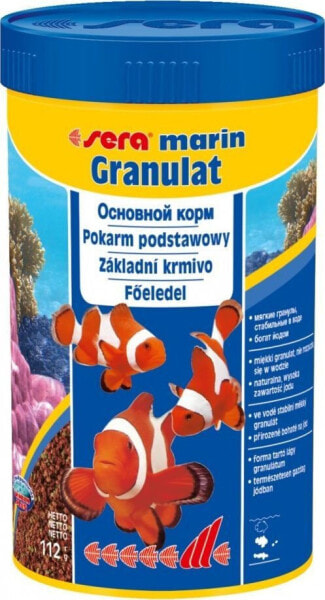 Sera Marin Granules Nature 250 ml, granulat - pokarm podstawowy