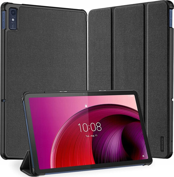 Etui na tablet Dux Ducis Etui z funkcją smart sleep Dux Ducis Domo do tabletu Lenovo Tab M10 10.6'' - czarne