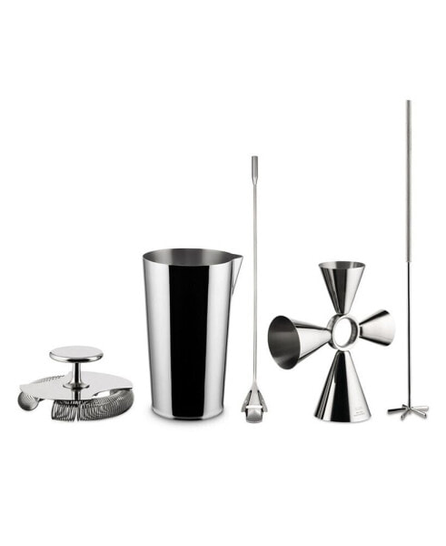 The Tending Box Set with Mixing Glass, Measuring Tool, Strainer Spoon and Baton