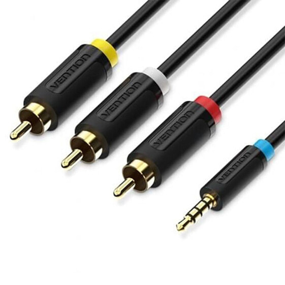 VENTION BCBBG 3 RCA To Jack Cable jack 3.5 cable 1.5 m 3.5 mm