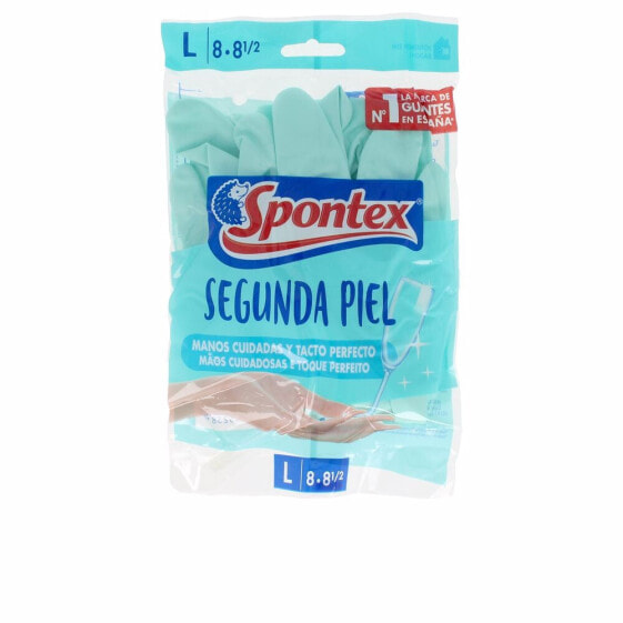 Перчатки хозяйственные SPONTEX SEGUNDA PIEL размер L