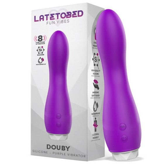 Вибратор LATETOBED Douby Vibe Silicone фиолетовый