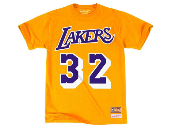 Los Angeles Lakers Men's Magic Johnson Hardwood Print Player T-Shirt