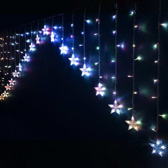 Гирлянда LED Светодиодные занавески Разноцветный Звезды Shico