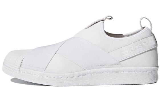 Кроссовки женские Adidas Originals Superstar Slip-On - белые оригинальные