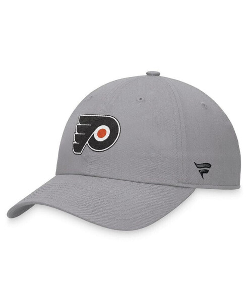 Men's Gray Philadelphia Flyers Extra Time Adjustable Hat