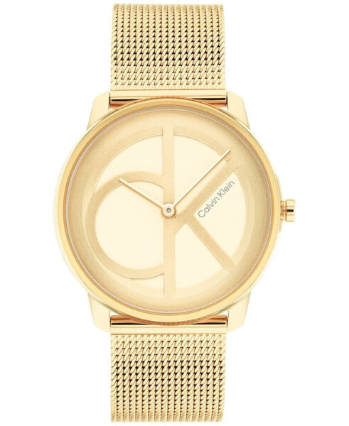 Gold-Tone Mesh Bracelet Watch 35mm