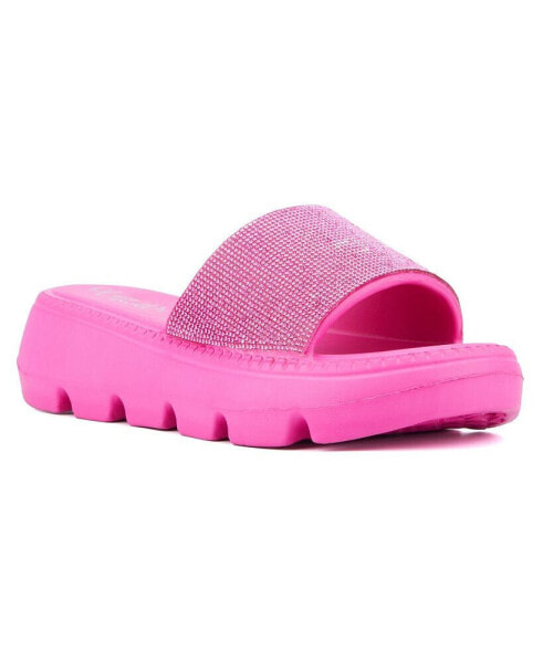 Women's Glitter Gaze Slide Sandal