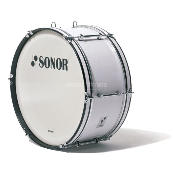 Sonor Marching BassDrum MB2612CW, 26"x12", B-Line Serie, white