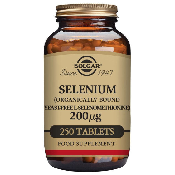 SOLGAR Selenium 200mcgr 250 Units