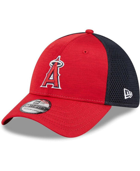 Men's Red Los Angeles Angels Neo 39THIRTY Flex Hat