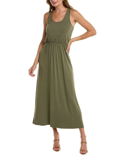 Socialite Blouson Maxi Dress Women's Green S