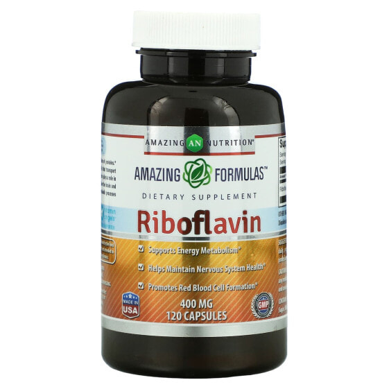 Витамин Riboflavin amazing nutrition 400 мг, 120 капсул