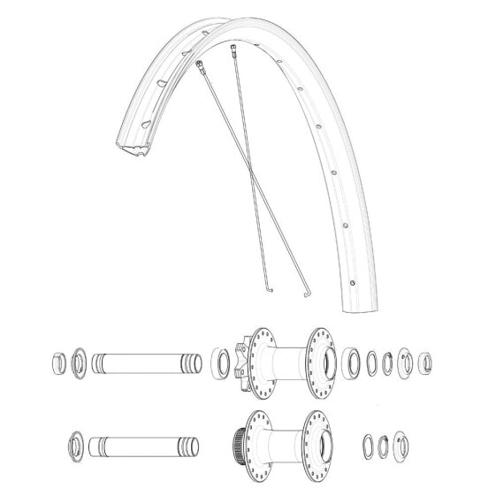 MAVIC Jbent Spokes 16 Units