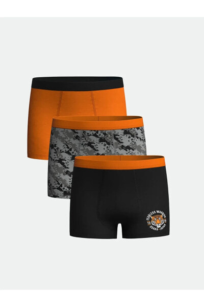 LCW Kids Baskılı Erkek Çocuk Boxer 3'lü