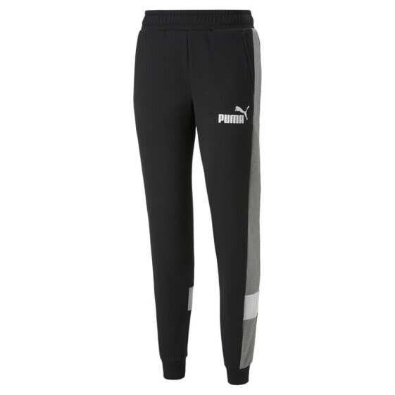Puma Ess Colorblock Sweatpants Mens Size XS Casual Athletic Bottoms 67016901