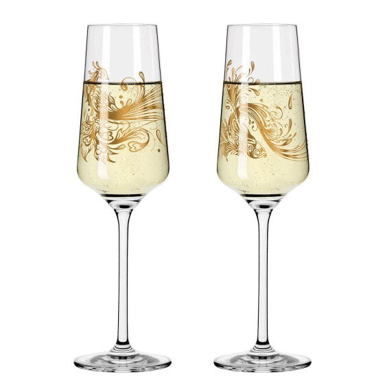 Champagnerglas Roséhauch I (2er-Set)