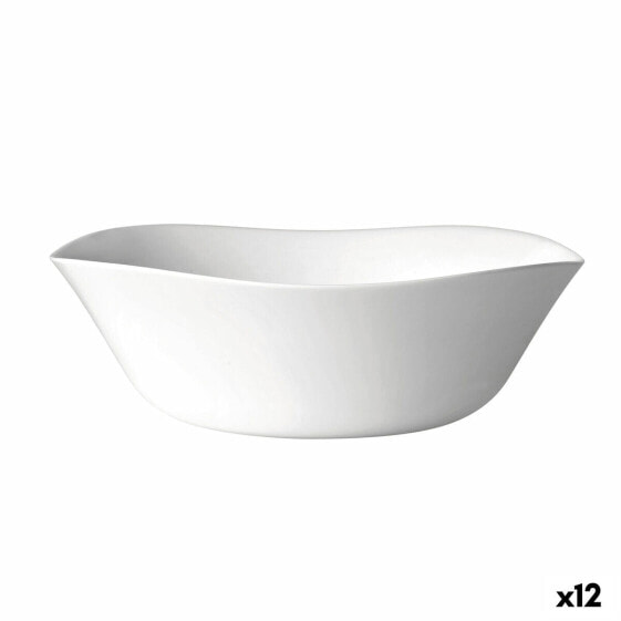 Салатник стеклянный белый Bormioli Rocco Parma (24 см) (12 штук)