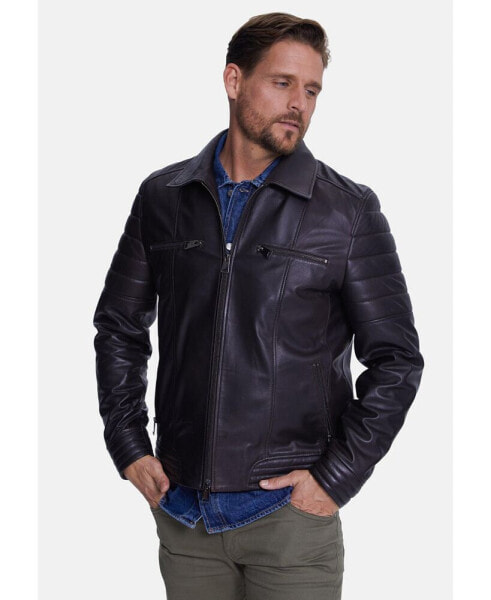 Men's Brown Leather Jacket